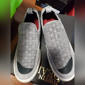 Sz 42 NwoB $475 Justin Deakin loafers